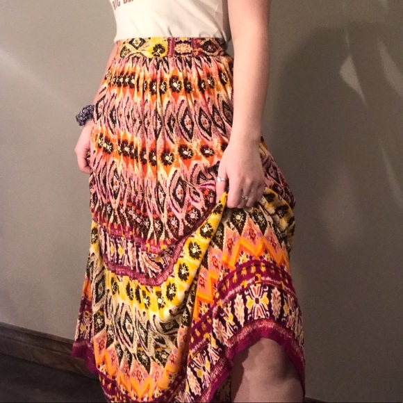 Flowy Colorful Skirt Sz. S - Picture 1 of 7